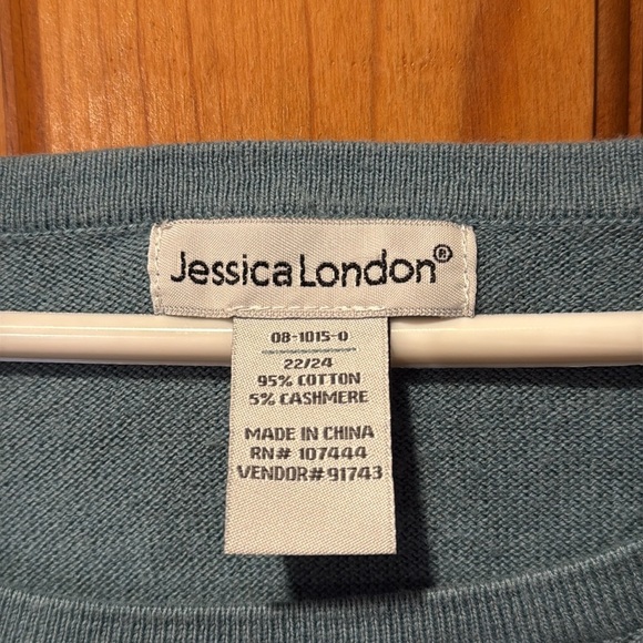 Jessica London women’s long sleeve light sweater size 22/24 . - Picture 2 of 7